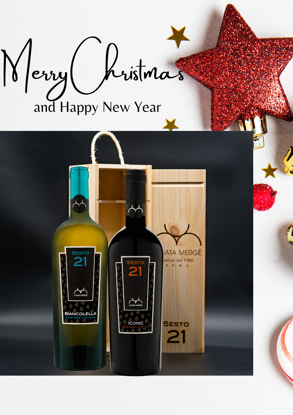 Confezione Natalizia 2 bottiglie 